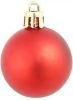 VidaXL Kerstballenset 6 cm rood/goud/groen 100 delig online kopen