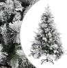 VidaXL Kerstboom Met Dennenappels En Sneeuw 150 Cm Pvc En Pe online kopen