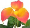 VidaXL Kunst calla lelie plant met pot 45 cm rood en geel online kopen