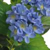 VidaXL Kunst hortensia plant met pot 60 cm blauw online kopen