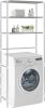 VidaXL Opbergrek voor boven wasmachine 3 laags 69x28x169 cm zilverkleurig online kopen