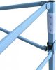 VidaXL Partytent met 3 zijwanden inklapbaar 3x4 m staal blauw online kopen