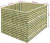 VIDAXL Plantenbak verhoogd 150x150x96cm 19 mm ge&#xEF, mpregneerd grenenhout online kopen