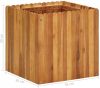 VIDAXL Plantenbak verhoogd 50x50x50 cm massief acaciahout online kopen