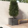 VidaXL Plantenbak 60x60x60 cm massief grenenhout grijs online kopen