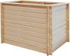 VIDAXL Plantenbak verhoogd 100x100x80 cm 19 mm grenenhout online kopen