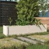 VidaXL Plantenbak verhoogd 150x31x31 cm massief grenenhout wit online kopen