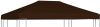 VIDAXL Prieeldak 310 g/m&#xB2, 3x4 m bruin online kopen