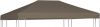 VIDAXL Prieeldak 310 g/m&#xB2, 3x4 m taupe online kopen
