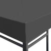 VIDAXL Prieeldak 310 g/m&#xB2, 3x3 m grijs online kopen