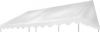 VIDAXL Prieeldak 500 g/m&#xB2, 3x4 m PVC wit online kopen