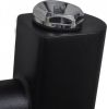 VIDAXL Radiator/handdoekenrek gebogen 480x480 mm zwart online kopen
