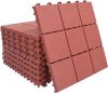 VidaXL Terrastegels 10 st 30, 5x30, 5 cm kunststof rood online kopen