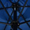 VidaXL Parasol Met Metalen Paal 300 Cm Blauw online kopen
