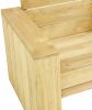 VIDAXL Tuinstoel 89x76x76 cm ge&#xEF, mpregneerd grenenhout online kopen