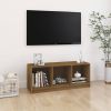 VidaXL Tv meubel 104x33x41 cm massief grenenhout honingbruin online kopen
