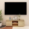 VidaXL Tv meubel 110x30x40 cm massief grenenhout online kopen