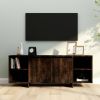 VidaXL Tv meubel 130x35x50 cm spaanplaat gerookt eikenkleurig online kopen