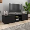 VidaXL Tv meubel 140x40x35, 5 cm bewerkt hout zwart online kopen
