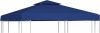 VIDAXL Vervangend tentdoek prieel 310 g/m&#xB2, 3x3 m donkerblauw online kopen
