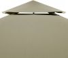 VIDAXL Vervangend tentdoek prieel 310 g/m&#xB2, 3x4 m beige online kopen