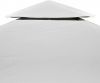 VIDAXL Vervangend tentdoek prieel 310 g/m&#xB2, 3x4 m cr&#xE8, mewit online kopen