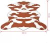 VidaXL Vloerkleed 110x150 cm bruin koeienprint online kopen