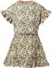 Noppies gebloemde jurk Langtonhill met biologisch katoen roze/groen online kopen