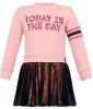 Beebielove jurk met tekst roze online kopen