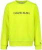 Calvin klein Jeans! Unisex Sweater Maat 164 Geel Katoen/polyester/elasthan online kopen