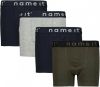 NAME IT KIDS boxershort set van 3 donkerblauw/grijs melange/donkergroen online kopen