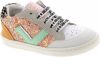 Shoesme UR22S043 F leren sneakers met glitters roze/multi online kopen