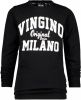 VINGINO ! Jongens Shirt Lange Mouw -- Zwart Katoen/elasthan online kopen