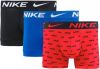 Nike Swoosh Trunk 3 Pack Unisex Sport Accessoires Red Poly(Polyester ) online kopen