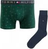 Tommy Hilfiger Underwear Donkerblauwe Boxershort Trunk + Sock Set online kopen