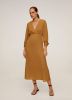 Mango Midi-jurk met metallic garen online kopen