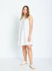 Violeta by Mango halter jurk met borduursels wit online kopen