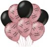 Paperdreams Decoration Balloons Roze/zwart Happy Birthday Verpakking A 8 Stuks online kopen