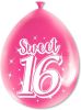 Paper Dreams Ballonnen Sweet 16 Latex 18, 5 Cm Roze 8 delig online kopen