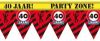Paper Dreams Slinger Party Tape 40 Jaar 12 Meter Rood/geel online kopen