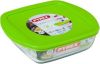 Pyrex COOK & STORE Vierkante Bewaarschaal 14x12x4cm 350ml Borosilicate Glass online kopen