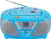 BigBen CD60BLSTICK draagbare radio CD speler met stickers blauw online kopen
