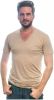 Alan Red T Shirt V Neck Stretch 2 Pack , Beige, Heren online kopen