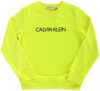 Calvin klein Jeans! Unisex Sweater Maat 164 Geel Katoen/polyester/elasthan online kopen