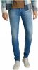 Cast Iron Blauwe Slim Fit Jeans Riser Slim Bright Blue WAsh online kopen
