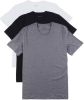 Hugo Boss Triple Pack of Regular Fit Cotton T shirts Black Assorted , Zwart, Heren online kopen