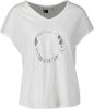 10DAYS T shirt van biologisch katoen met logoprint online kopen