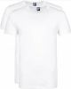 Alan Red Derby Regular Fit T Shirt ronde hals Dubbel pak wit, Effen online kopen