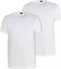 Alan Red Derby Regular Fit T Shirt ronde hals Dubbel pak wit, Effen online kopen