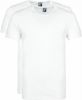 Alan Red Derby Regular Fit T Shirt ronde hals Dubbel pak wit, Effen online kopen